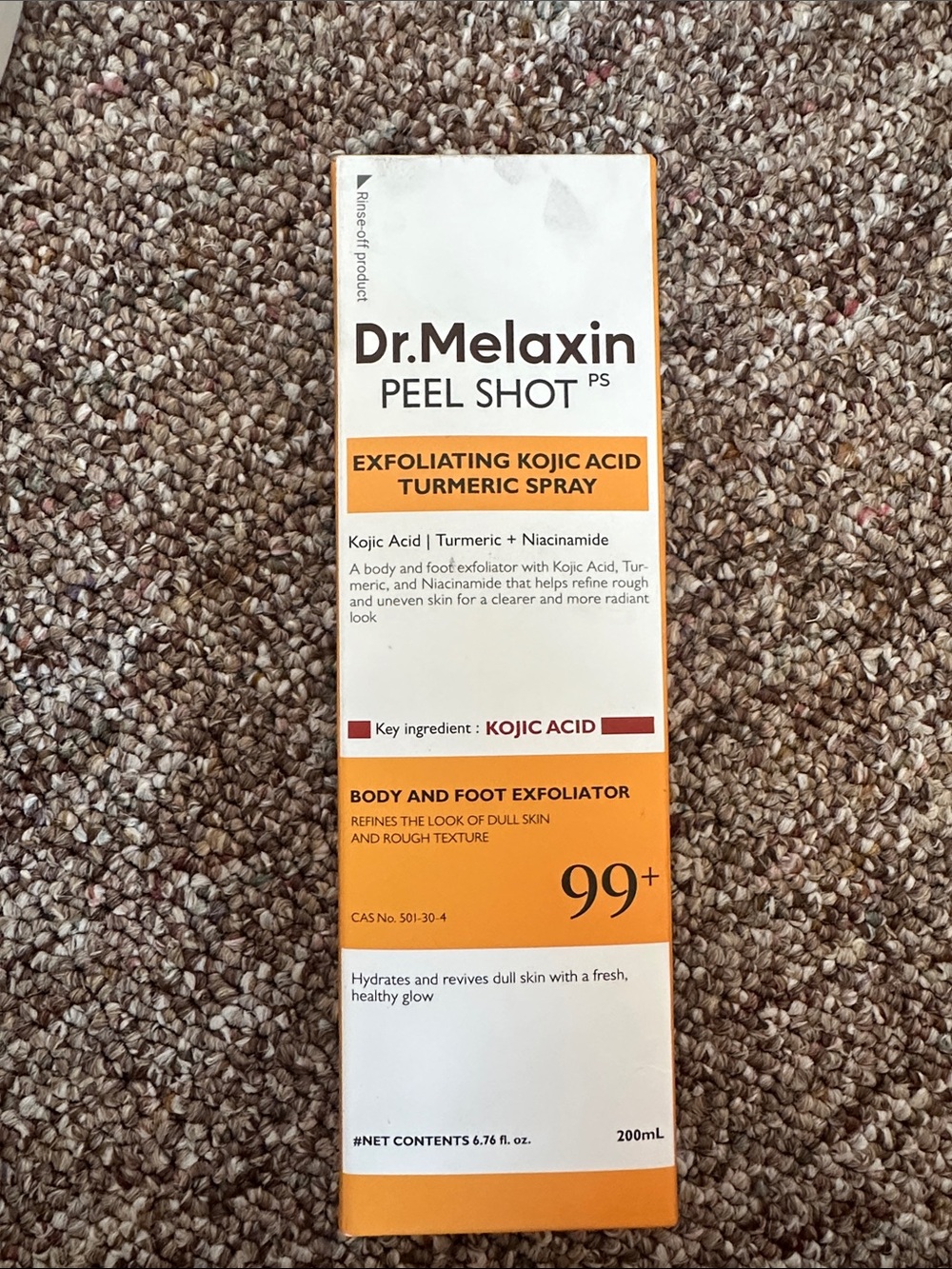 Dr. Melaxin Peel Shot Exfoliating Kojic Acid Turmeric Spray